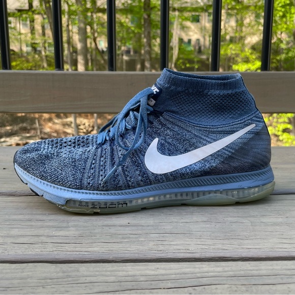 Nike Zoom All Out Flyknit Ocean Fog shoes size 9.5 - Picture 11 of 16